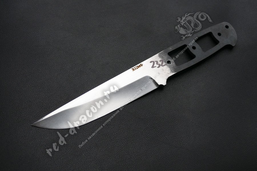 Клинок кованный для ножа Х12МФ "DAS 232"
